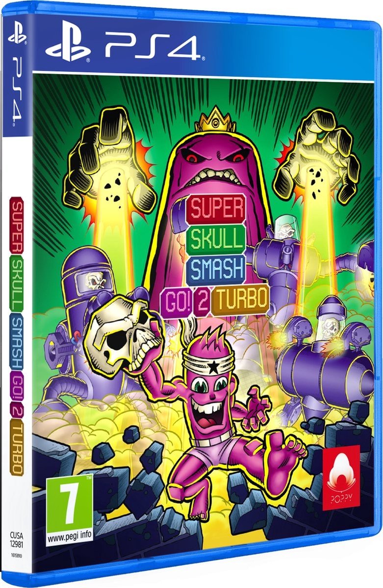 Playstation 4 / PS4 - Super Skull Smash Go! 2 Turbo - New & Sealed