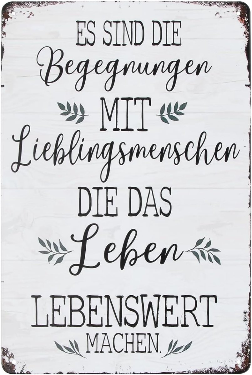 Metalen bord, 20 x 30 cm wandposter metaal, vriendschapsbord, decoratief bord, metalen bord muur, cadeauartikelen en vintage huisdecoraties