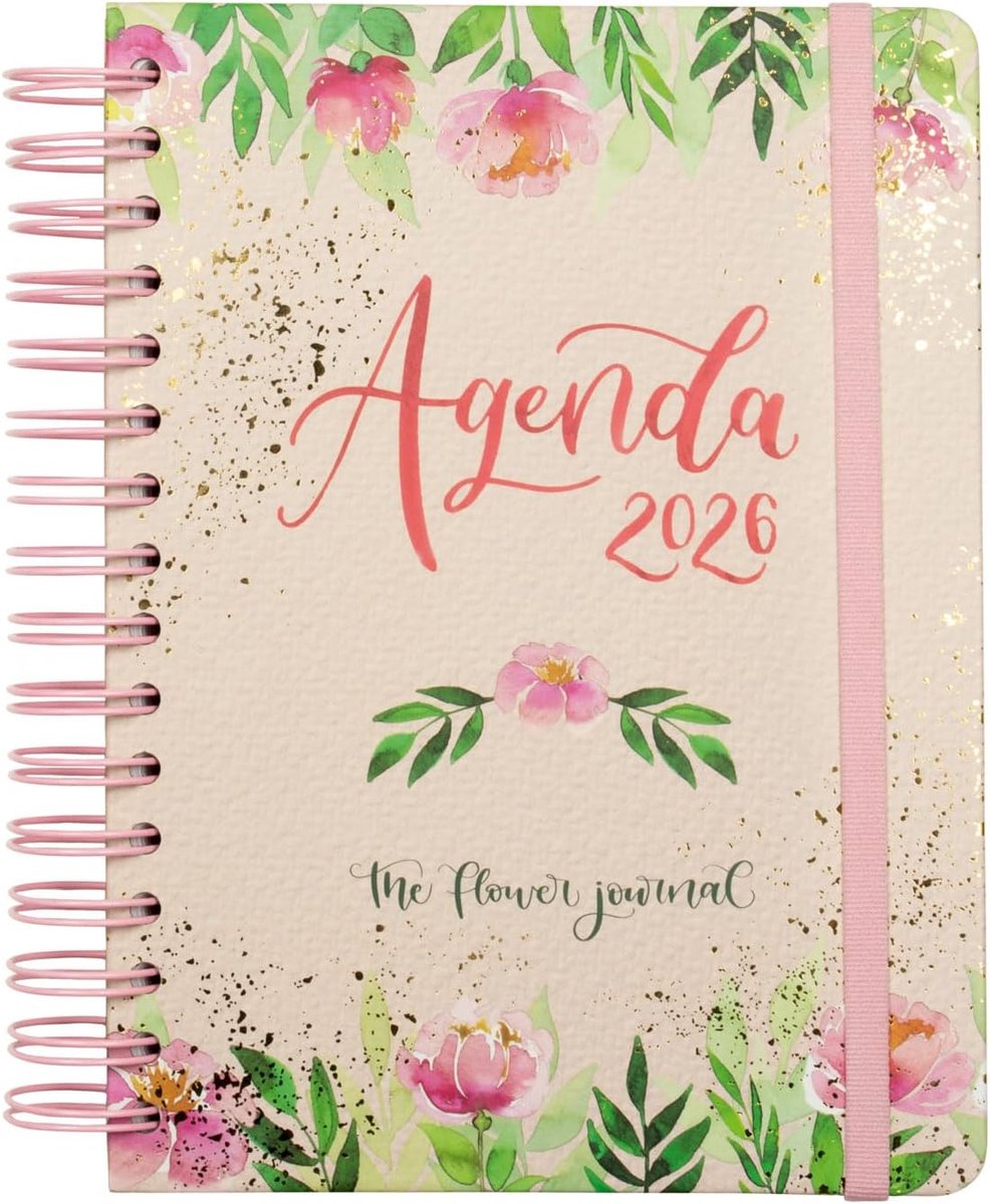 - Dagplanner Open Troja 2026, weekoverzicht, verticaal, januari 2026, december 2026, 12 maanden, zwart, Catalaans