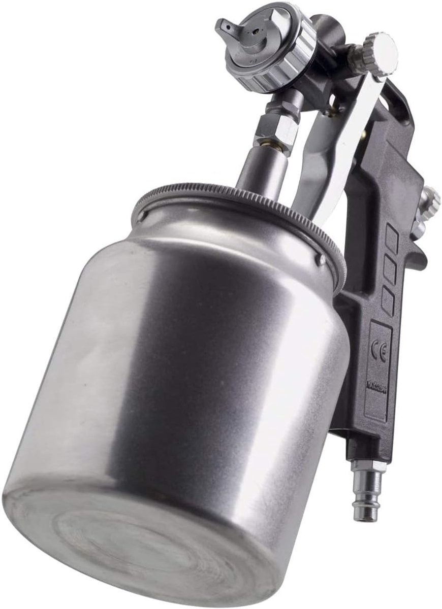 Verfspuitpistool - Onderbeker - 750cc - 4,5 tot 6 bar