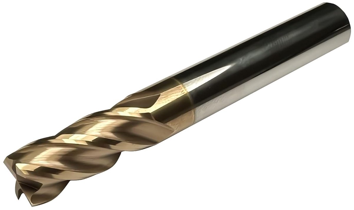 QUALITÄT Hardmetalen frees - schachtfrees 1 mm / 2 mm / 3 mm / 4 mm / 5 mm / 6 mm / 8 mm / 10 mm / 12 mm / 16 mm / 20 mm - TiSiN gecoat - High Performance Cutting (4 mm)