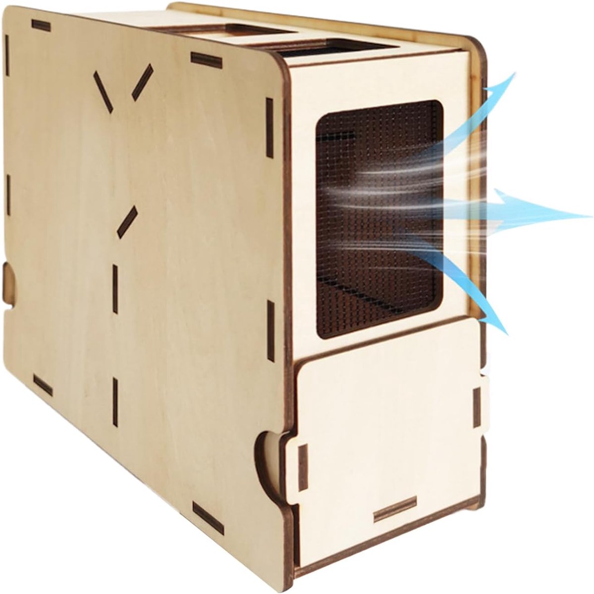 Husk Separator - Vogelvoer Graan Blazen Machine, Papegaai Feed Hulling Apparaat, 18 cm Houten Korrel Splitter Machine Shell Separator | Chaff Blazen Praktische Vogelvoer Huidblazer