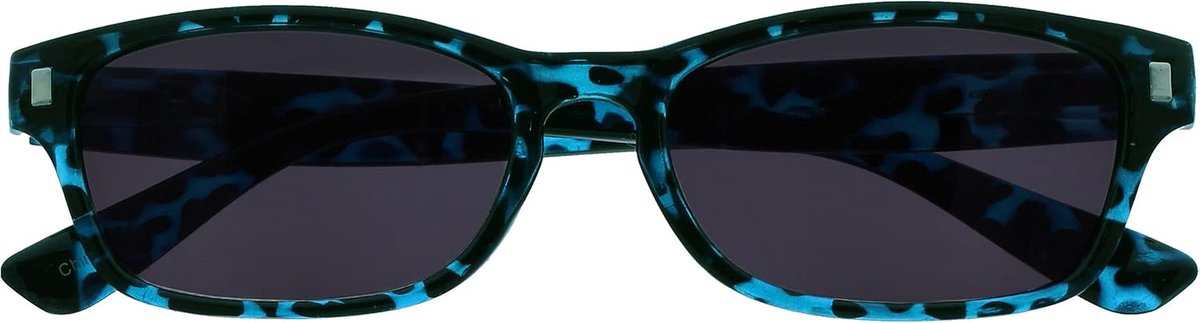 Blauwe Schildpad Zon Lezers UV400 Mannen Vrouwen Scharnieren Met Veer S10-3 +1,50
