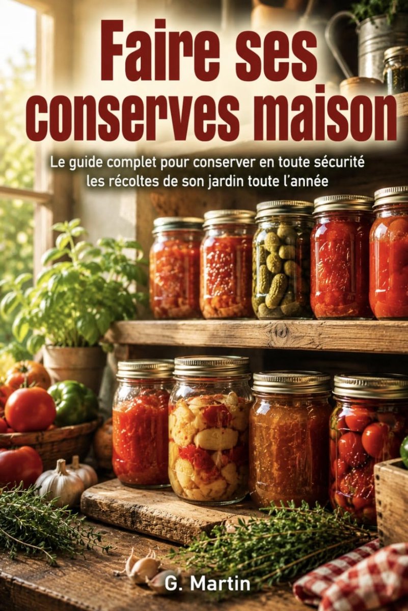 Ses conserves maison: Le guide complet pour conserver en toute sécurité les récoltes de son jardin toute l'année