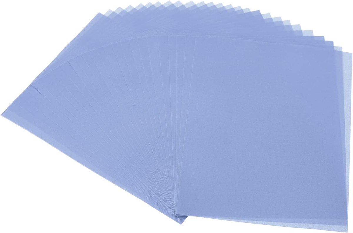Vellum Papier 70 Vellen 4.25x5.5, Vellum Papier Afdrukbaar Doorschijnend Papier 100GSM voor Uitnodigingen Laser Inkjet Printing Kaart Maken Crafting Bruiloft Tracing, Marineblauw