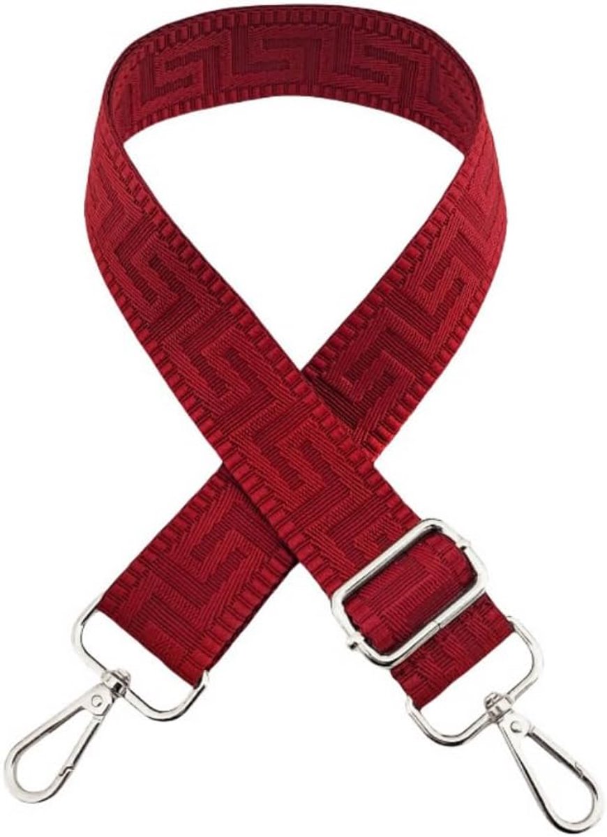 3,8 cm, tasriem, kleurrijke schouderriem, verstelbare schouderriem, labyrint, in lengte verstelbaar, 75-130 cm, voor tassen en draagtassen, doe-het-zelf tassenband,