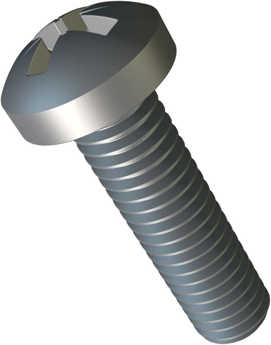 x 20mm Phillips Pan Head Machine Schroeven Pakket van: 10 pc Cross Pan Head Machine Verzinkt ISO 7985 Bouten Voor Machinemateriaal en Home Furniture M6x20mm