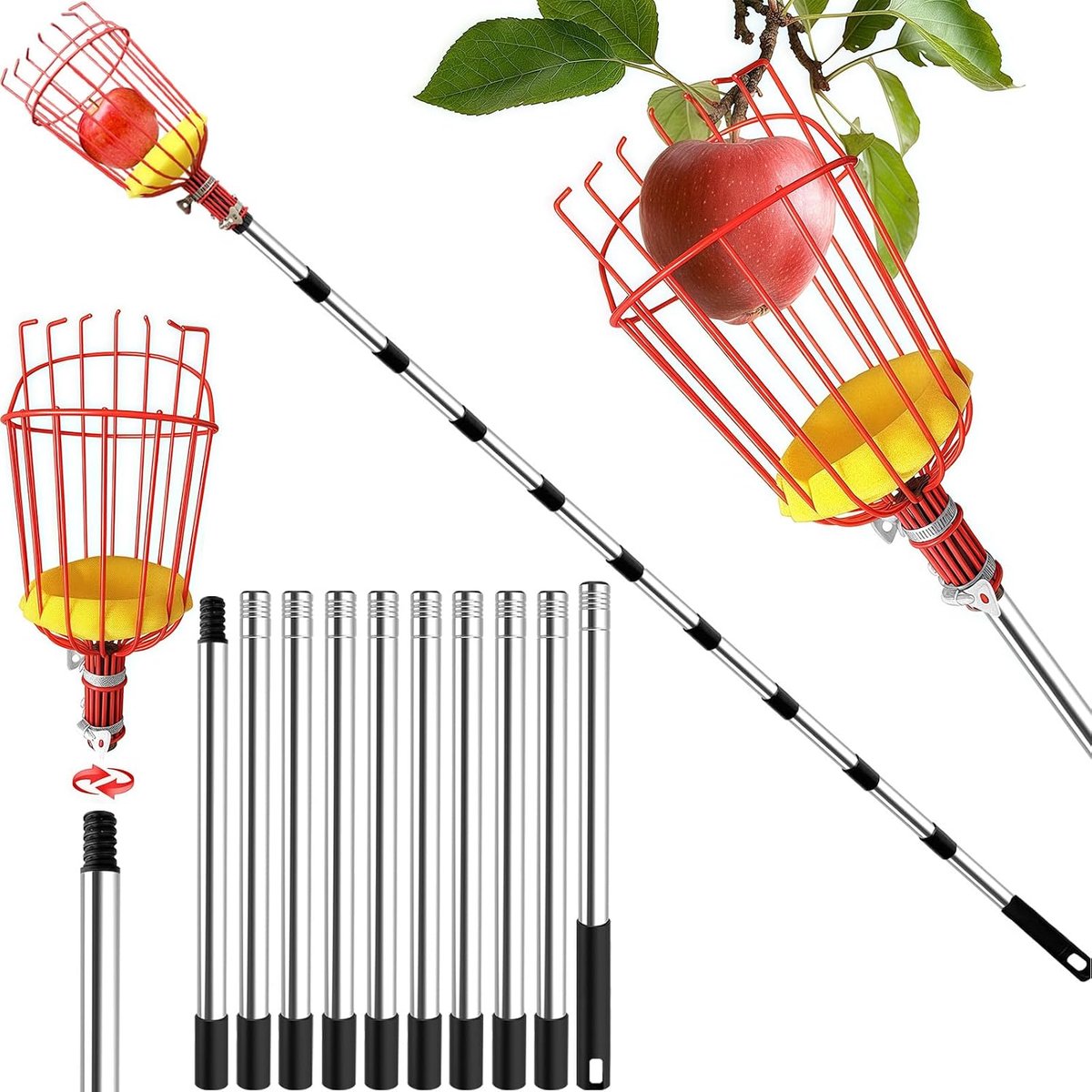 4BAOHUI Fruit Picker Tool 4M