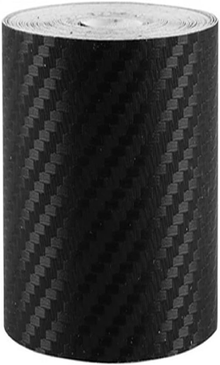 Autodeur Dorpel Trim Beschermer 10cm x 5m Koolstofvezel Autodeur Randbeschermer Beschermende Tape Wrap Film Bumper Sticker Strip Anti-Kras Beschermende Vrachtwagen