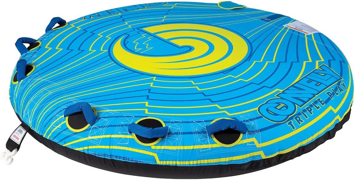 Towable tube 70" - voor 3 personen - 420D nylon met zware bladder - ultiem waterplezier - SnelShoppen