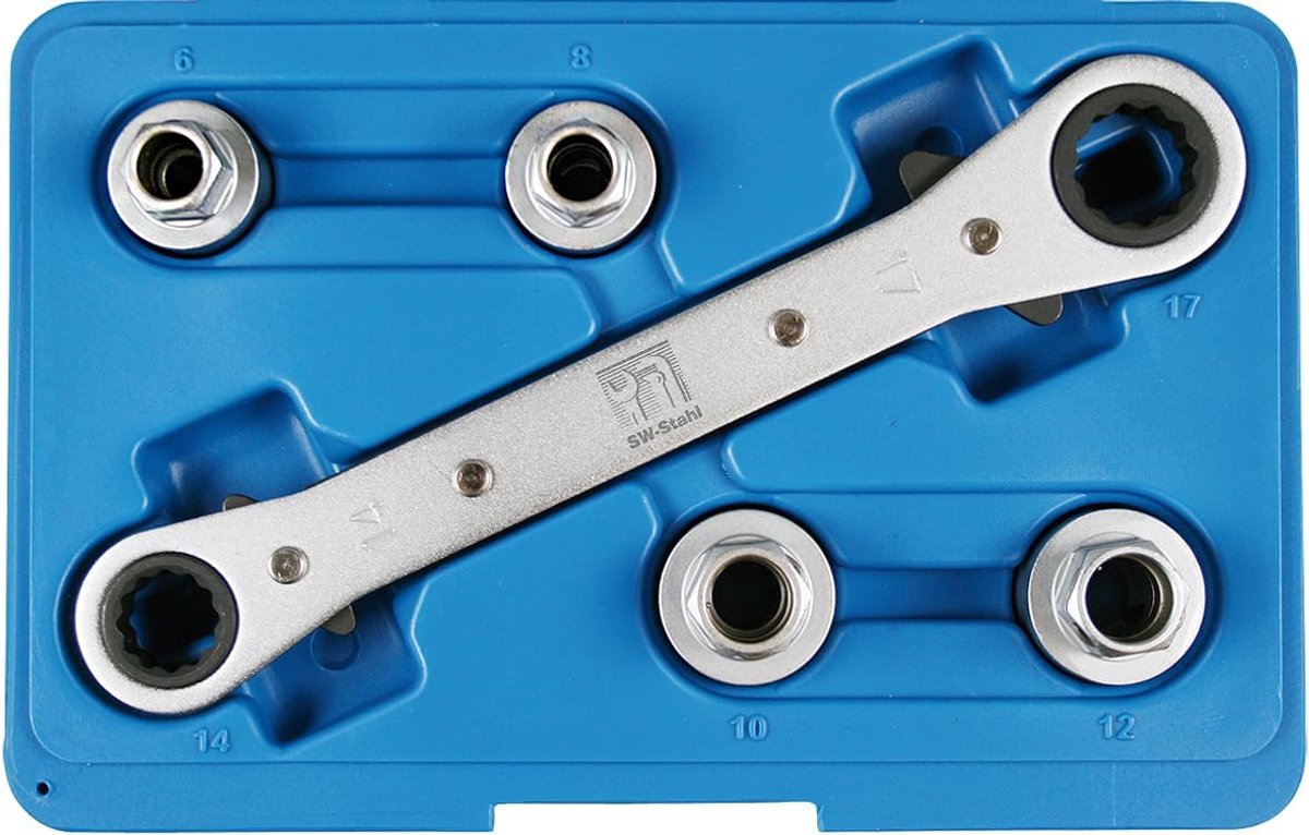 Stahl 5-Delige Tapeind-Uitdraaiset - Tapeindverwijderaar - 04169L | Geschikt voor het verwijderen van afgebroken tapeinden - draadeinden set - 5 stuks universeel automotive gereedschap