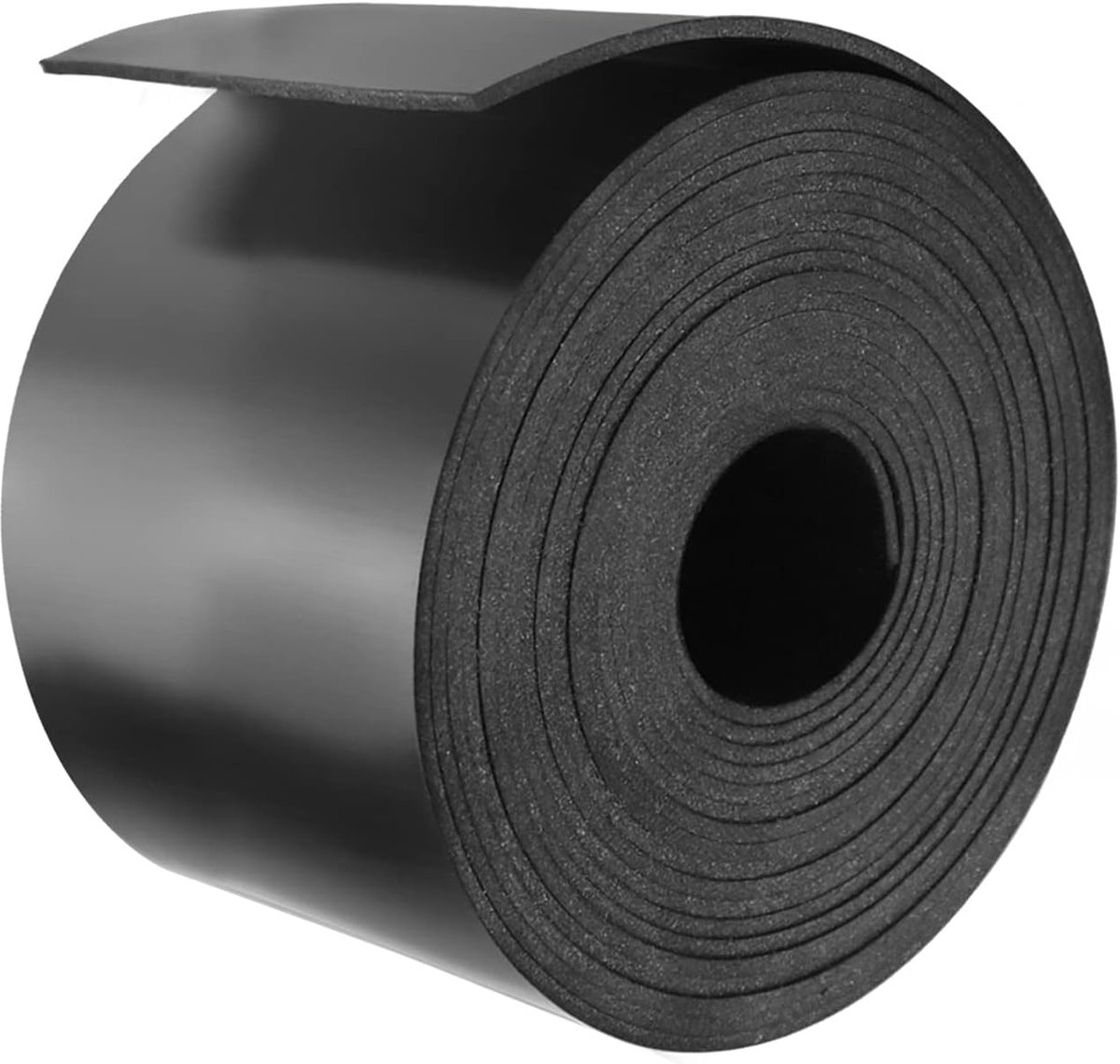 Rubberen Strips en Plaat - 80 mm (B) x 1,5 mm (D) x 3 m (L) - Massief Profiel voor Doe-Het-Zelf Afdichtingen, Isolatie, Vloerbedekkingen en Bescherming