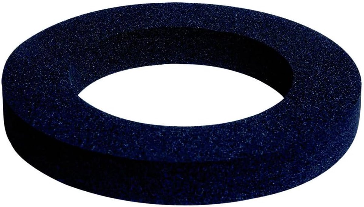 Toiletafdichting, 110 x 70 x 8, zwart