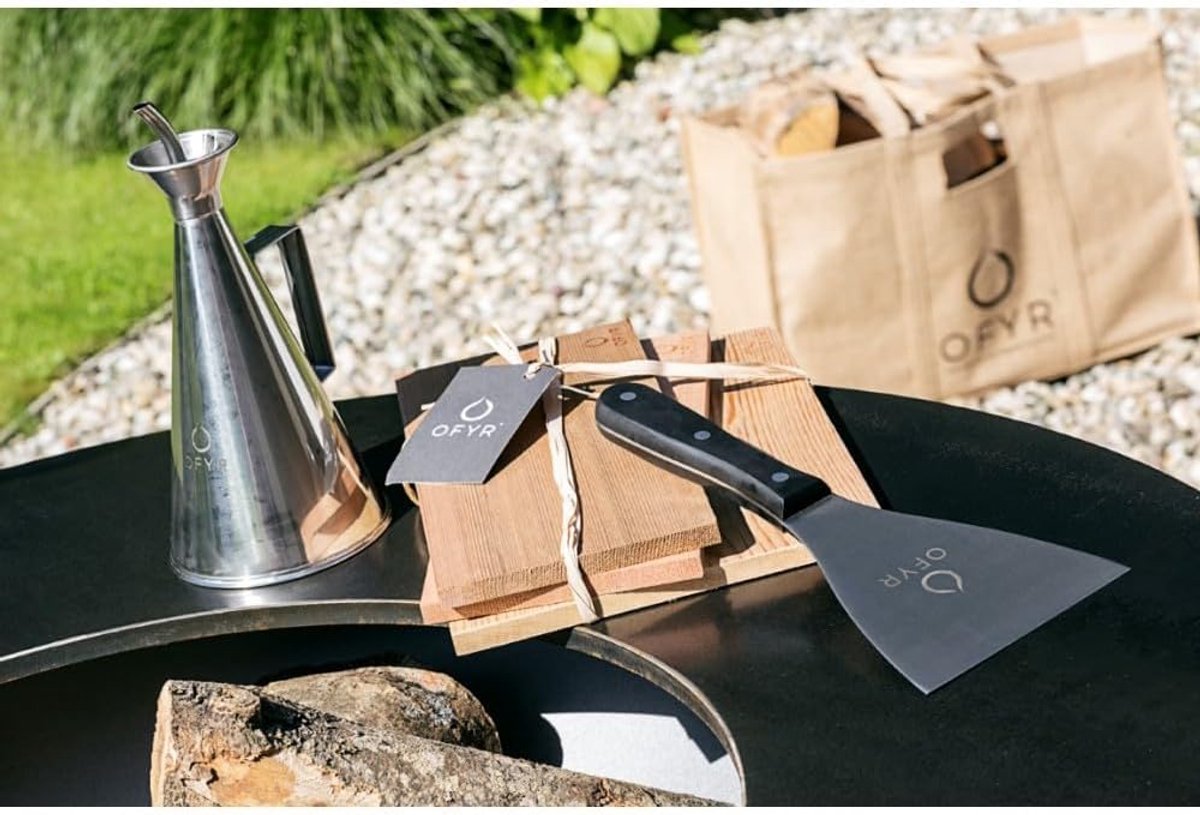 Spatel pro - staal - bruin - ideaal voor grillen - SnelShoppen