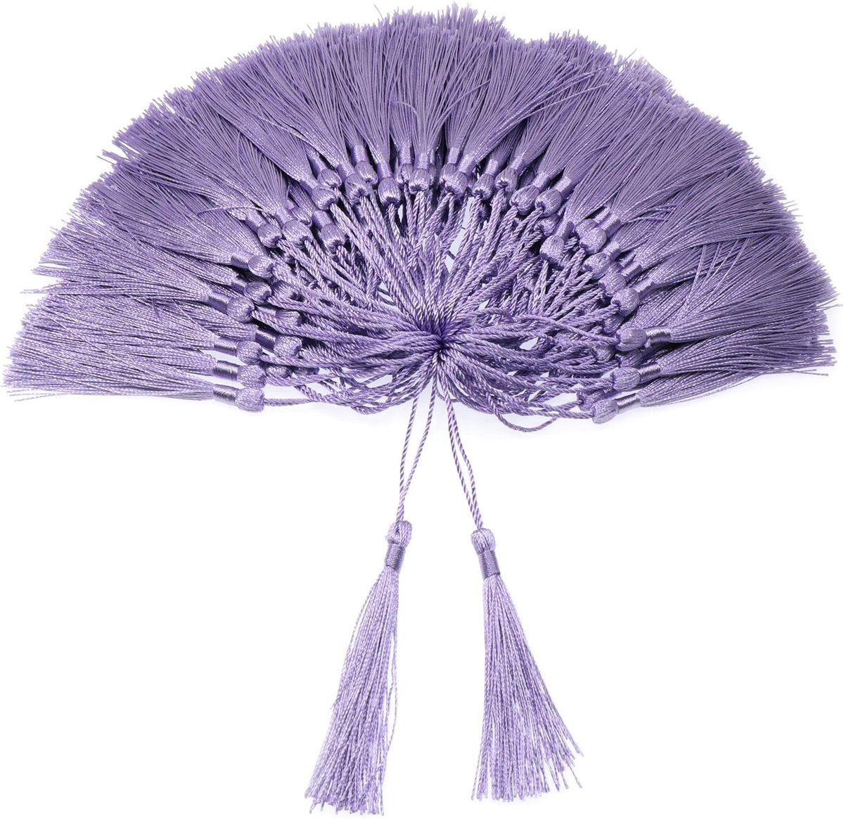 Kwastjes 13 cm/5-inch Zijdezachte Flosbladwijzer Met 2 inch Koordlus Voor Sieraden, Doe-het-zelf Projecten, Bladwijzers