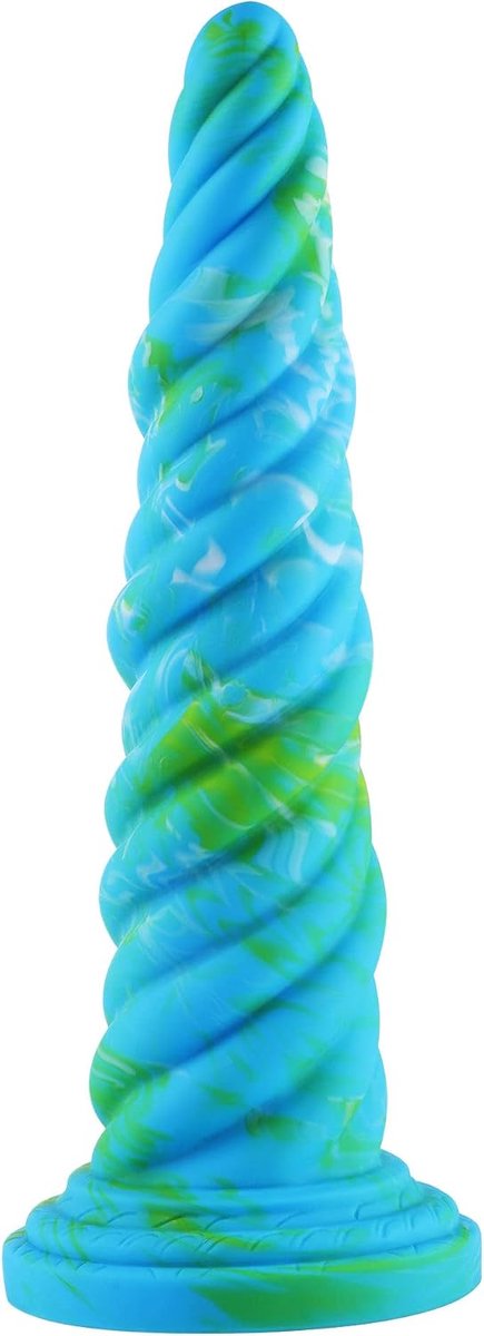 Dildo 25cm - Premium silicone - Ribbelstructuur - Extra stimulatie - SnelShoppen