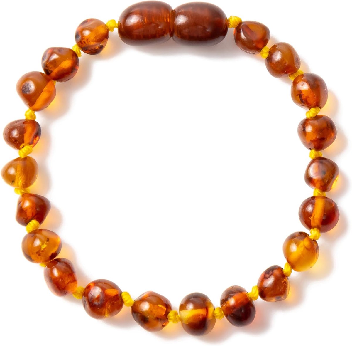 Baltische amber armband/enkeltje - amber - handgemaakt - versterkt het welzijn - SnelShoppen