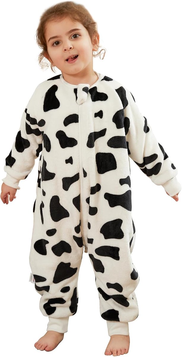 Kinderslaapzak met Voeten Flanel - Schattige Dieren - Winter Slapen - Comfortabel en Warm voor Kinderen 1-6 Jaar - SnelShoppen