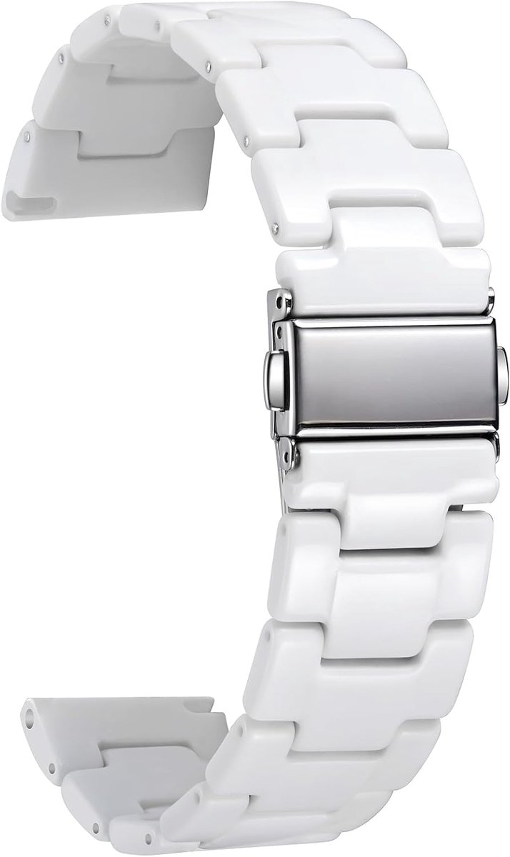 Horlogeband 12mm-22mm - Hars - Vouwsluiting - Gemakkelijk verwisselbaar - SnelShoppen