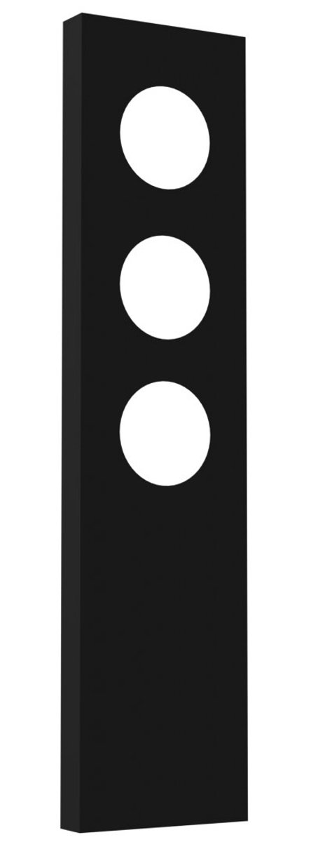 Nysit plafondlamp met 3 lichtpunten, wit staal, hoekig ontwerp - lichtbron niet inbegrepen