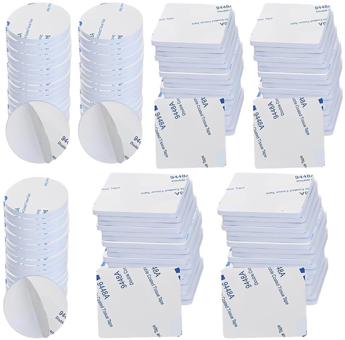 Dubbelzijdige tape 70 stuks - extra sterke foam pads - waterproof en temperatuur bestendig - ShopVlot
