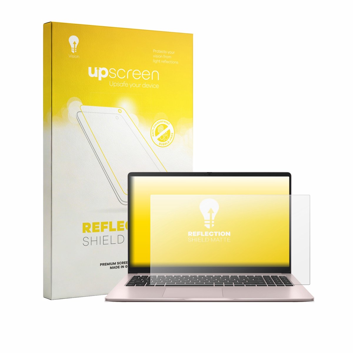 upscreen - Screenprotector voor ASUS Chromebook CX15 - Folie Beschermfolie anti glare matte