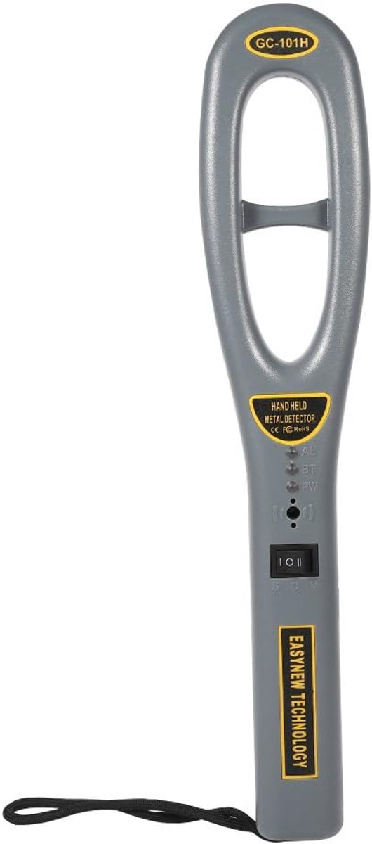 Handheld metaaldetector - hoge gevoeligheid - compact en lichtgewicht - ideaal voor beveiliging - ShopVlot