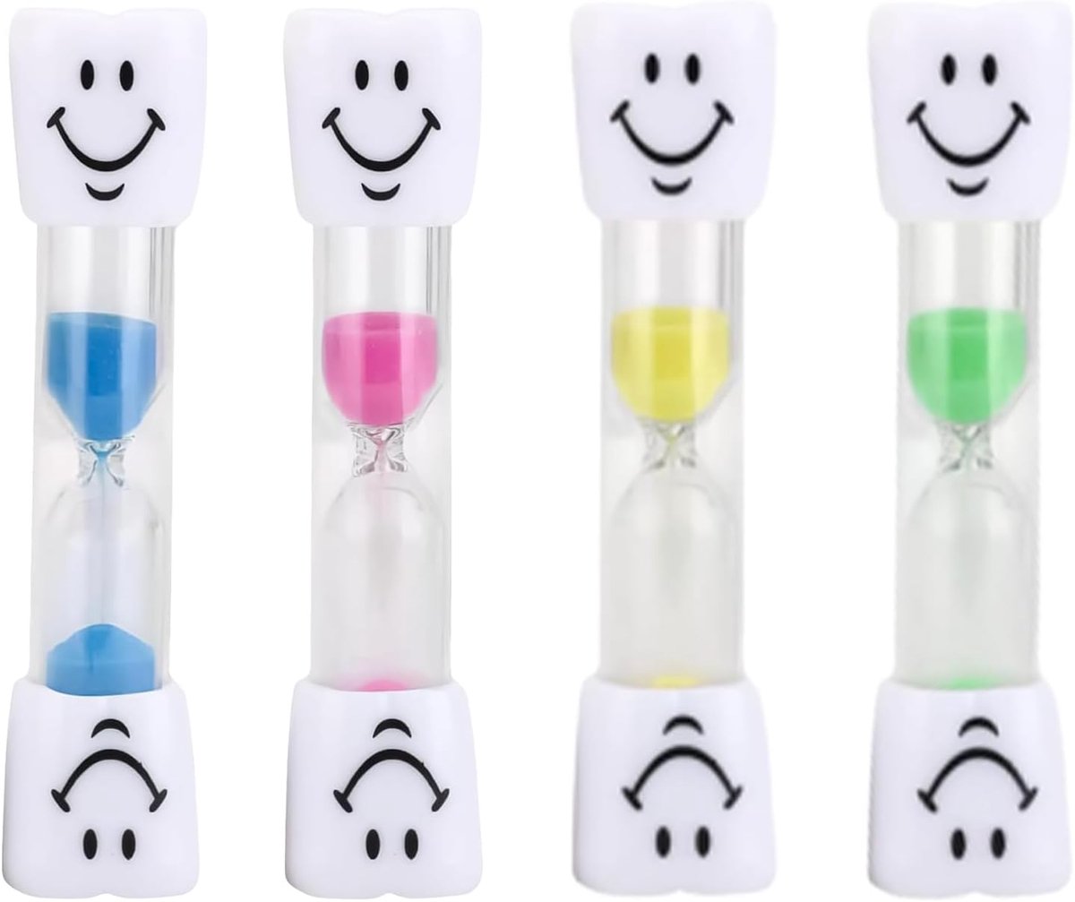 Zandloper 3 minuten - Kleurrijke zandlopers - 4 kleuren - Perfect voor kinderen - ShopVlot
