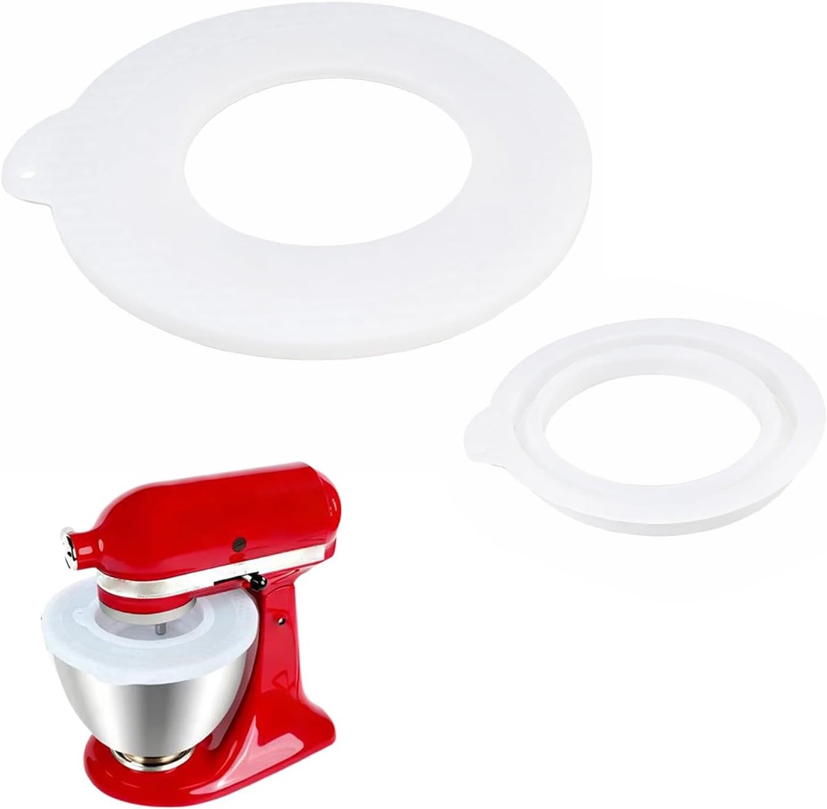 Siliconen deksel voor mixer 4,5-5 qt - vaatwasserbestendig - BPA-vrij - spatwaterdicht - ShopVlot