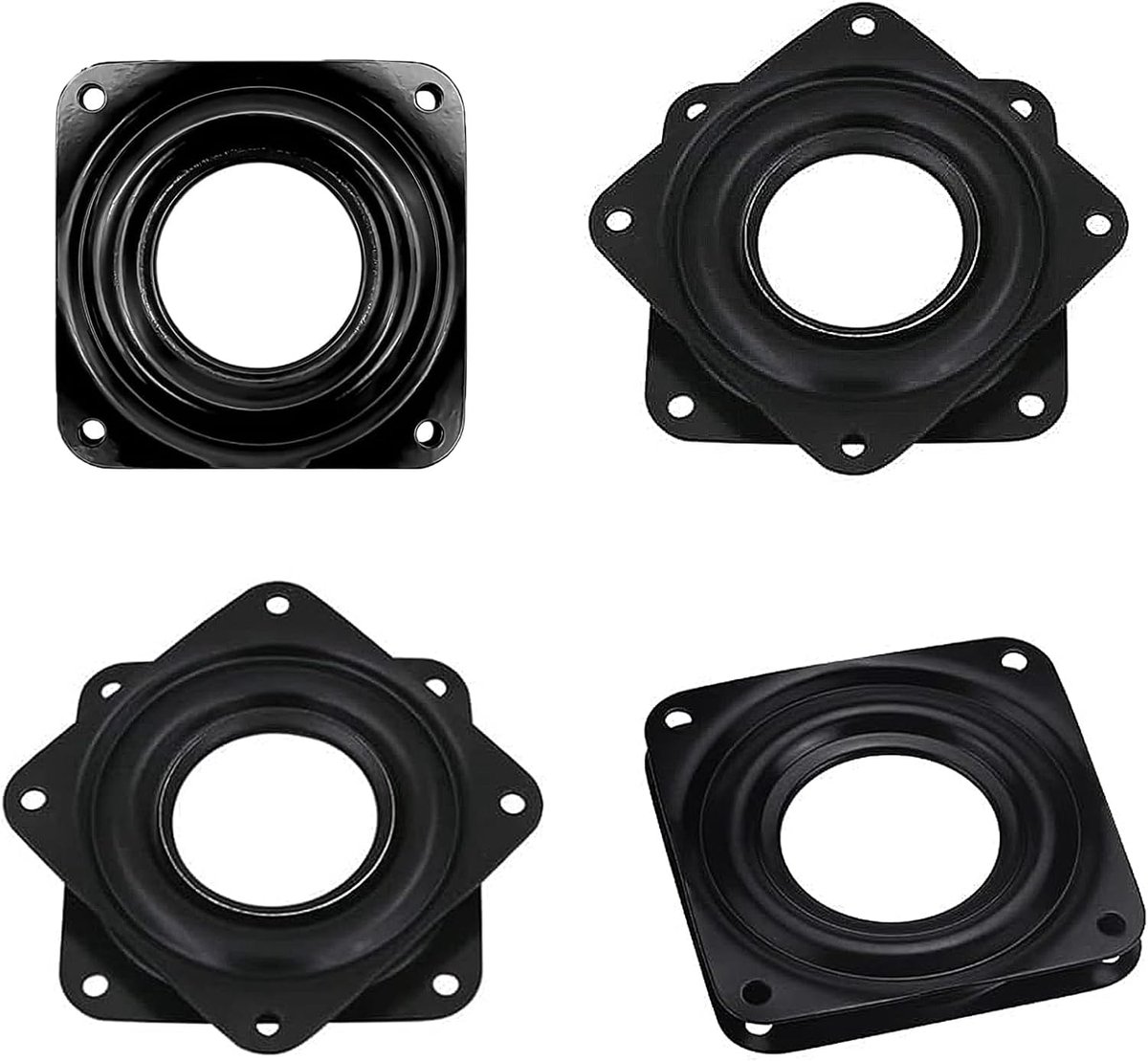 Draaischijf 71x71mm - vierkante draaiplateau - 360° draaibaar - ideaal voor tv-meubel - ShopVlot