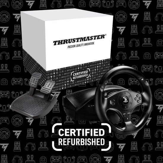 Thrustmaster T80 Ferrari 488 GTB Edition Racestuur & Pedalen - Refurbished - Voor PS5, PS4 & PC - 100% Gecertificeerd met 2 Jaar Garantie - Met Lineaire Weerstand (Bungee Cord) van Thrustmaster — afbeelding 4