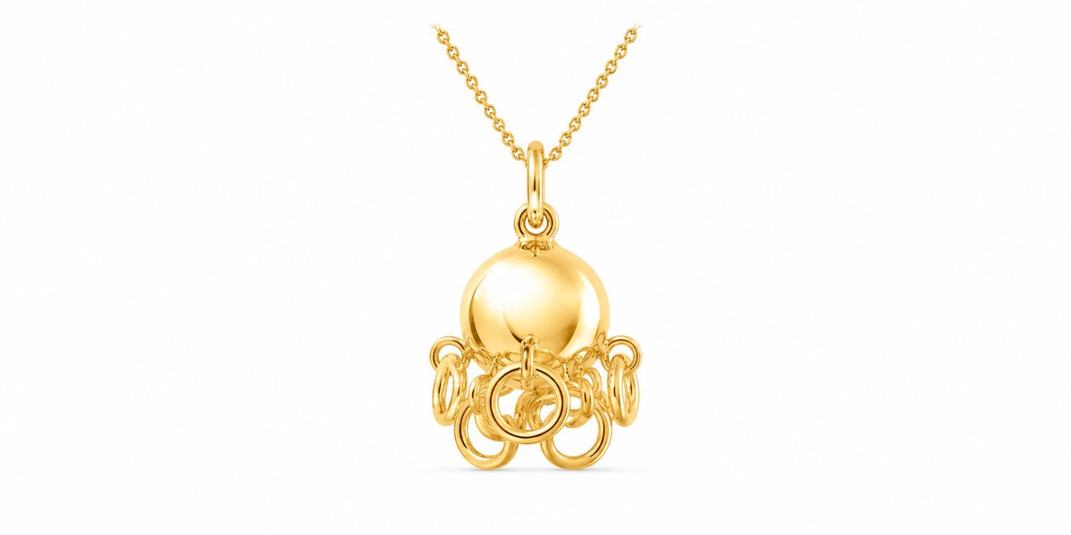 AuBor ®. Hanger. Goud. Wiegbal 11 mm.