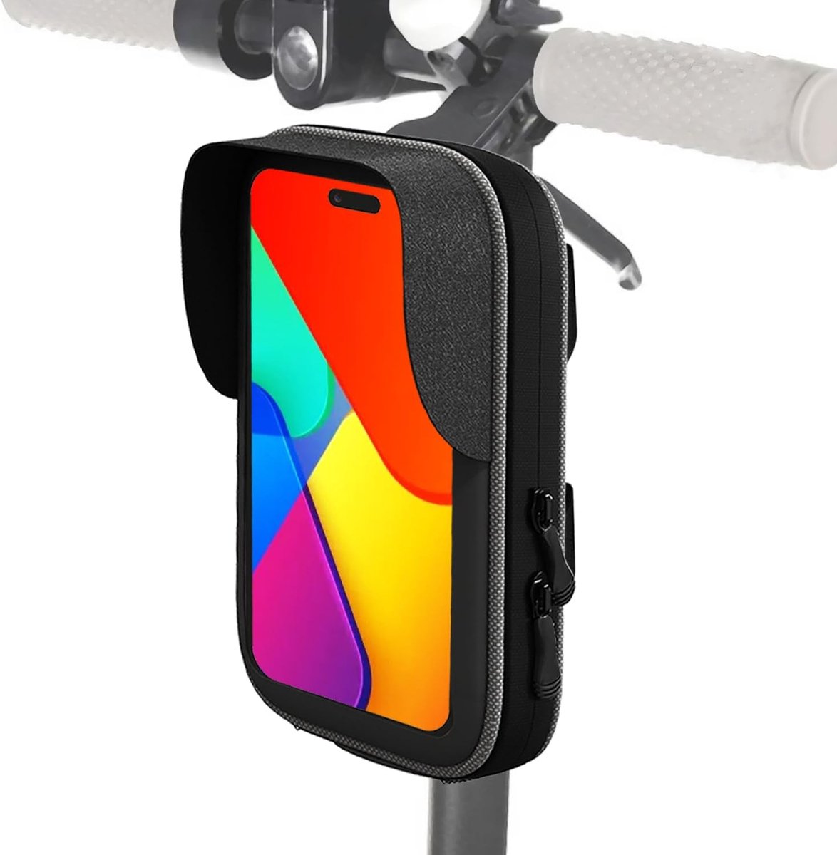 Elektrische scooter tas, geschikt voor smartphones tot 7,5 inch - ergonomisch en waterdicht