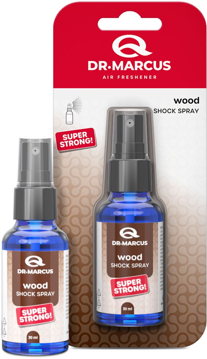 Dr. Marcus – SHOCK SPRAY – Hout Luchtverfrisser 1 Stuks [DRM07952]