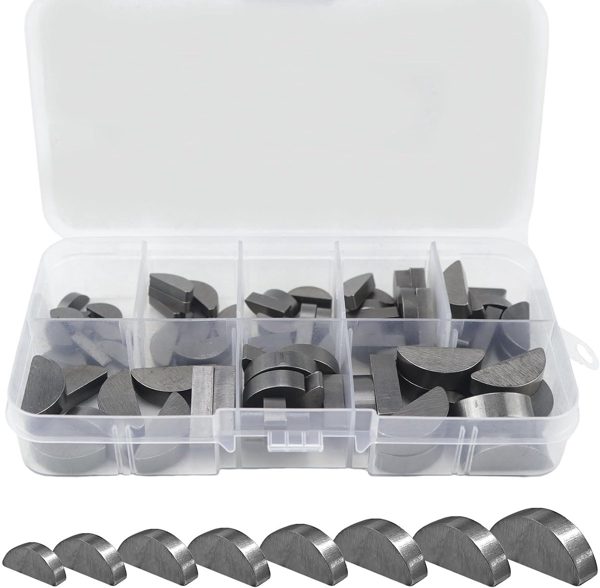 Wedges Assortiment Disc 3-4-5-6 mm - 80 Stuks - Hoogwaardig staal - Duurzaam voor flywheel pulley - ShopVlot