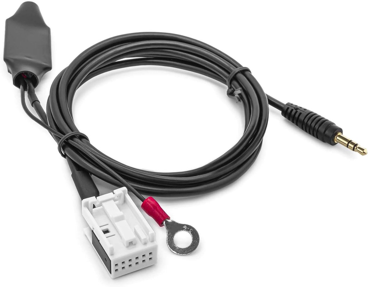 Aux line-in adapter kabel 100 cm - premium kwaliteit - voor RCD 200/210/300/310/500 - sluit externe audioapparaten aan - ShopVlot