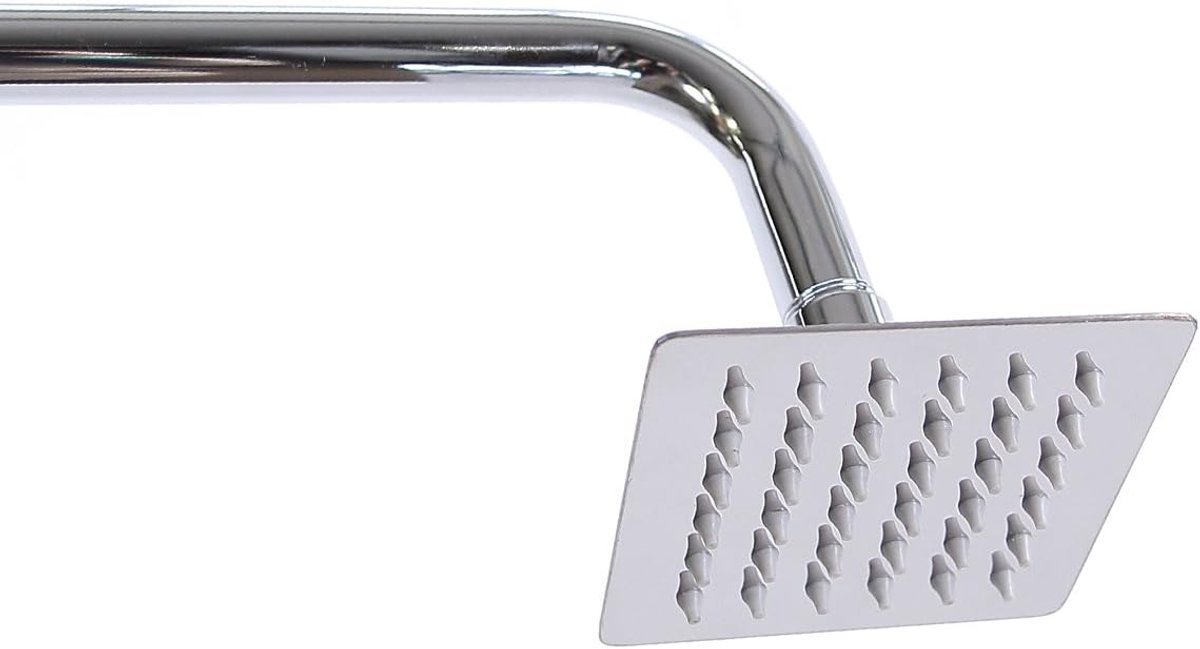 Douchekop 10x10cm - RVS hoogglans - Antieke nozzles - Geniet van een luxe douche-ervaring - ShopVlot