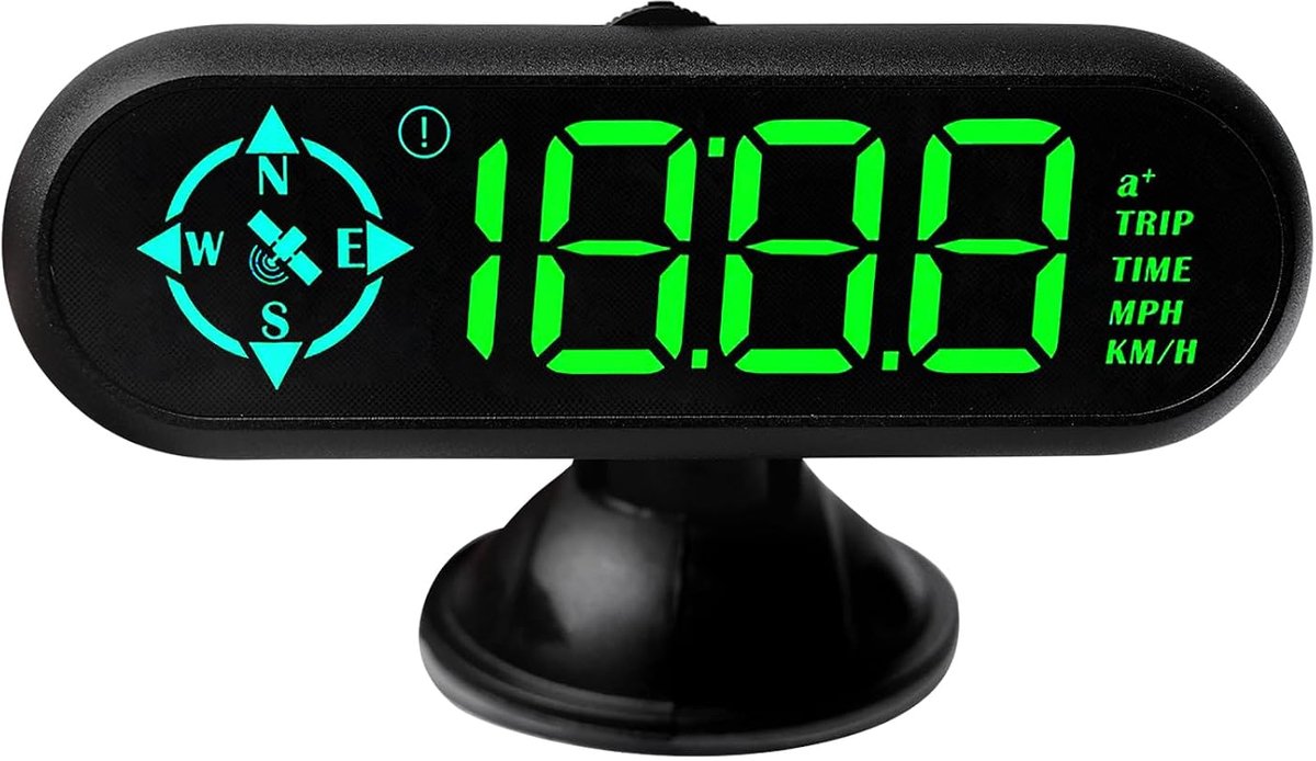 Head Up Display - GPS snelheidsmeter - Plug & Play installatie - Helder zicht voor veilig rijden - ShopVlot