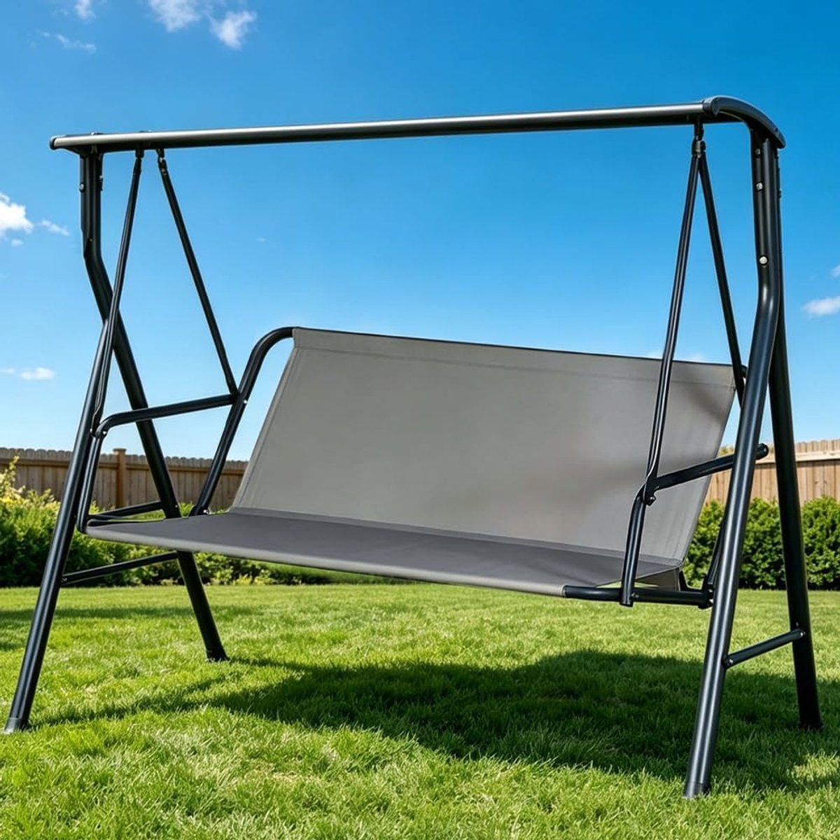 Vervangende schommelstoelhoes 138 x 50 x 50 cm - 600D Oxford-weefsel - waterdicht en scheurvast - ShopVlot