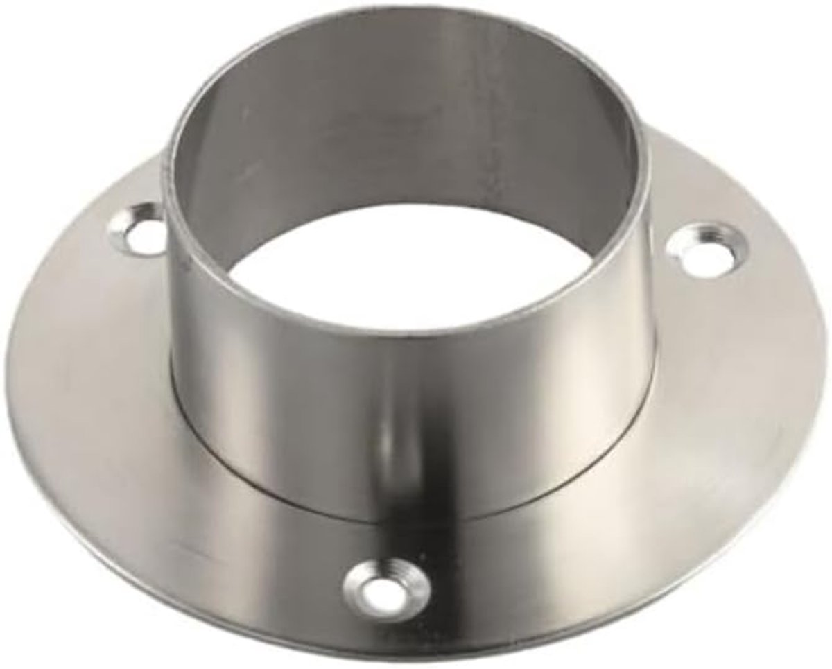Ronde staal verbindingsflens 50mm - heavy duty - voor binnen- en buitentoepassing - biedt stabiliteit - ShopVlot
