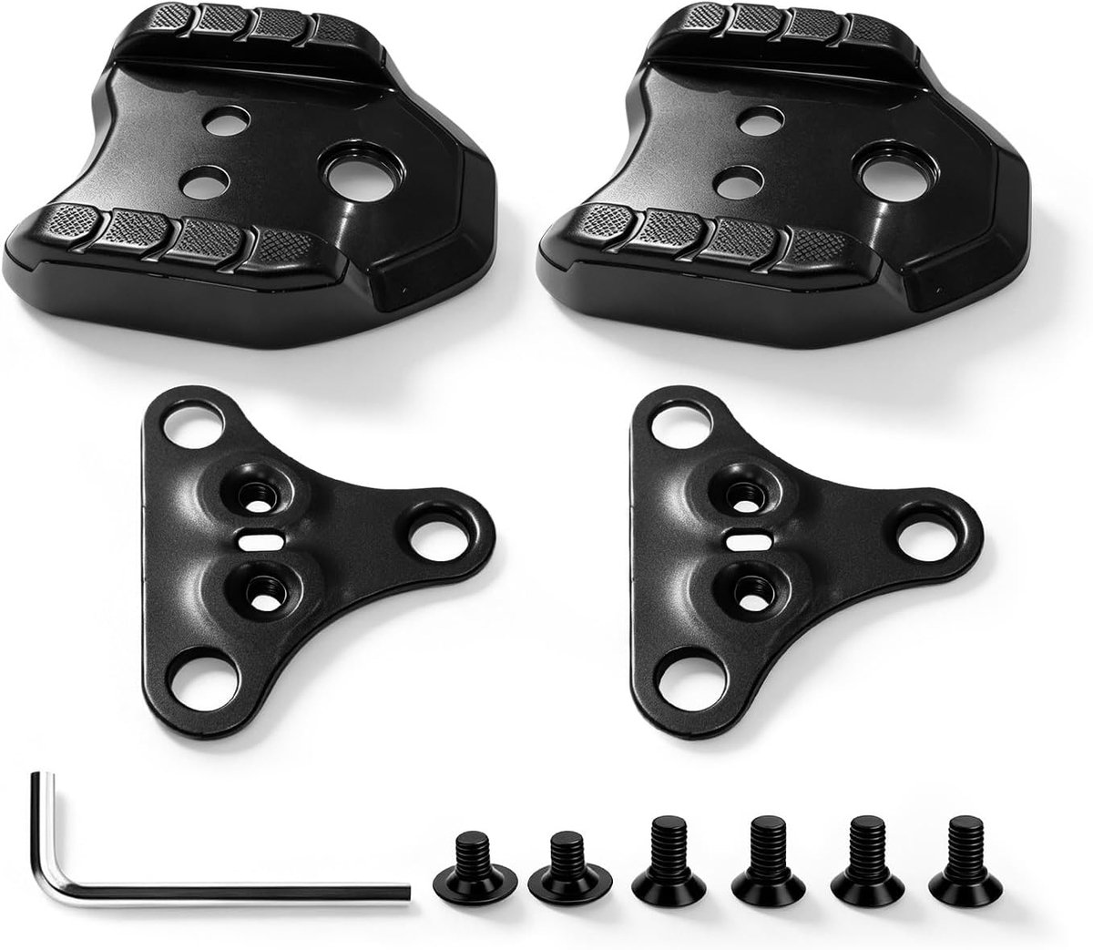 Fiets cleats adapter 3-gaats - noppenconverter - TPU en aluminium - compatibel met SPD pedalen - ShopVlot