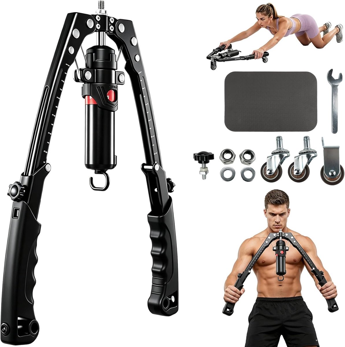 Arm Power Twister 10-200 kg - verstelbare borsttrainer - voor armen en onderarmen - ideaal voor krachttraining - ShopVlot