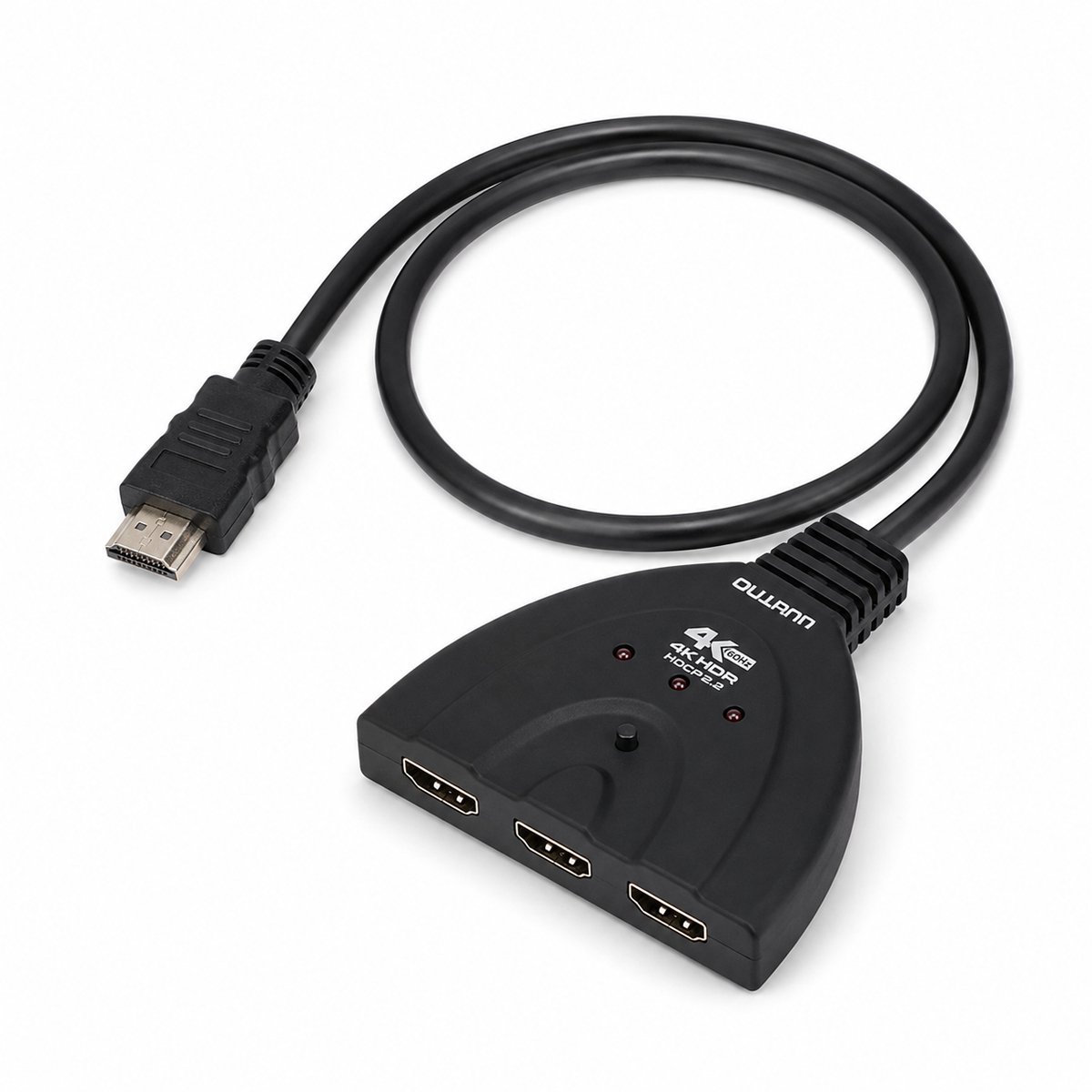 HDMI Switch - Plug en Play - Hdmi Splitter - 4K 60hz - 3 In 1 Uit - 1080 Full HD - 1 uitgang