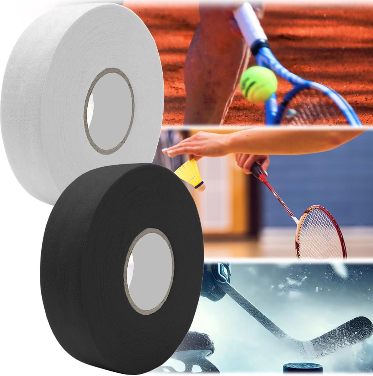 Racket Tape 25 mm x 25 m - Zelfklevend - Niet-slip grip tape - Voor optimale grip - ShopVlot