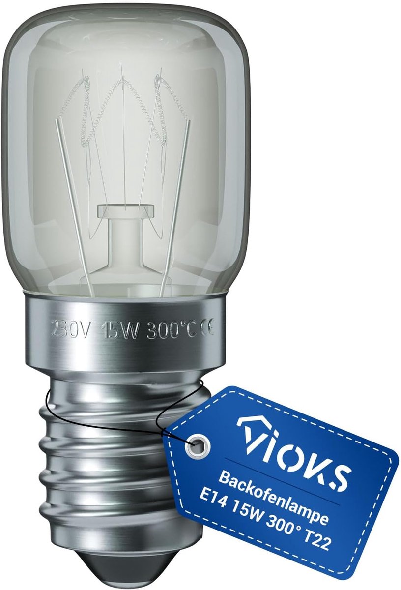 E14 lichtbulb 15W 230V - T22 koelkastlamp - vervangingslamp voor ovens - betrouwbare verlichting - ShopVlot