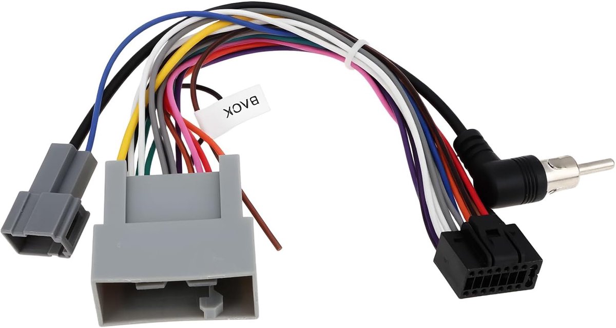 Autostereo kabelboom 24 pin - compatibel met Honda Accord 2017, CR-Z 2016 - kopergeleiders - heldere audiooverdracht - ShopVlot