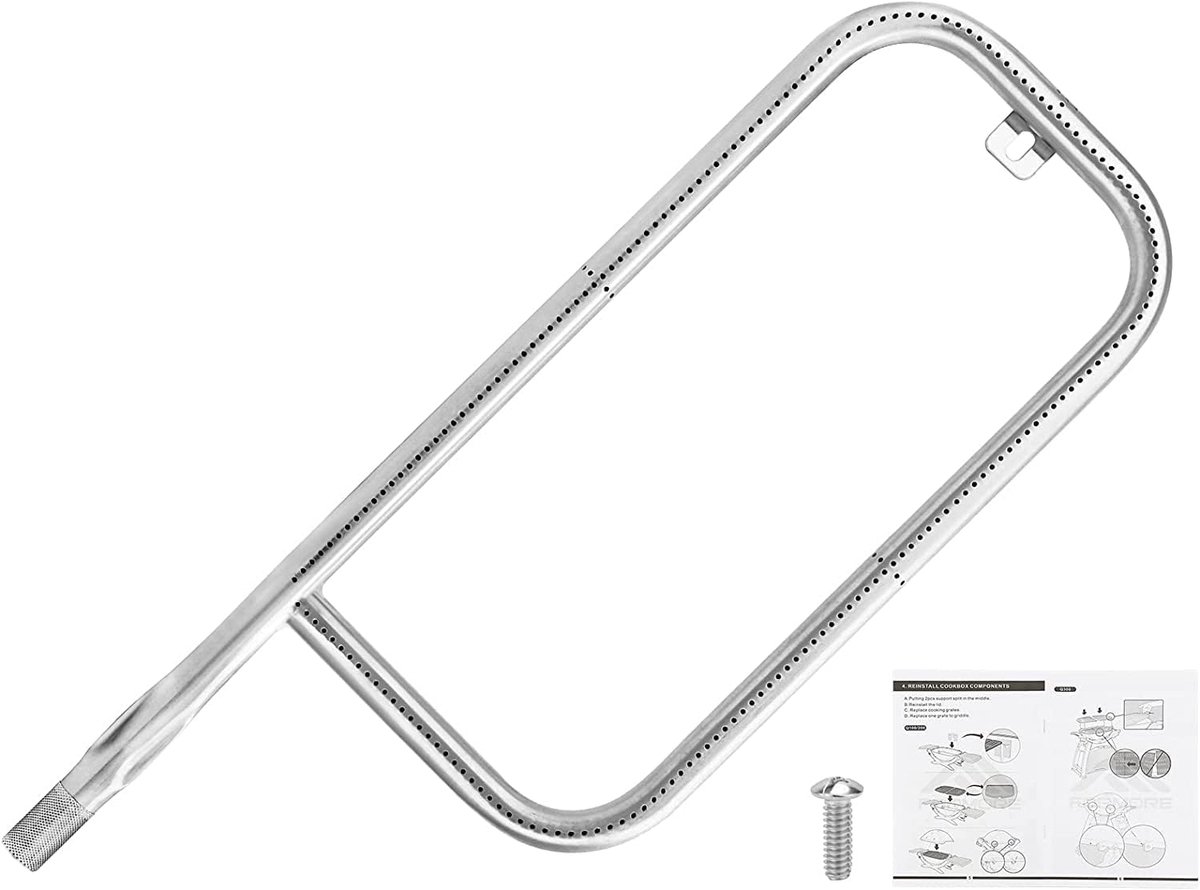 41862 52 cm Grill Brander voor Weber Q200, Q220, Q2000 Q2200, Grill Brander Buis Pijp Kit Vervangstukken Reserveonderdelen voor Weber 41862