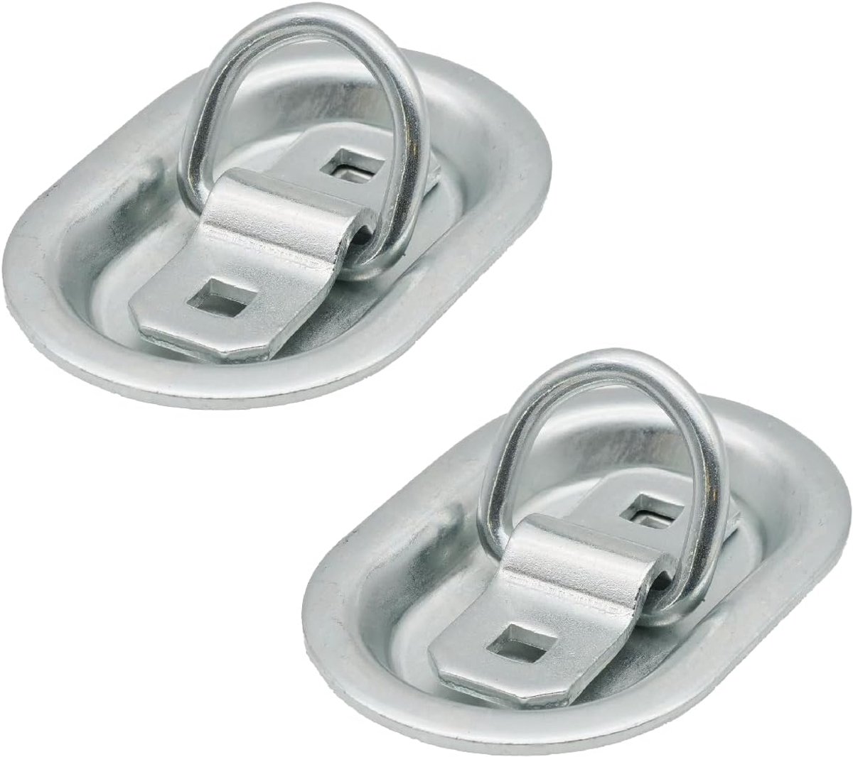 Sjorring sjorring met ring voor inbouw tot 350 daN | 350 kg belastbaarheid | sjorbeugel | sjorbeugel | sjorring (2 stuks)