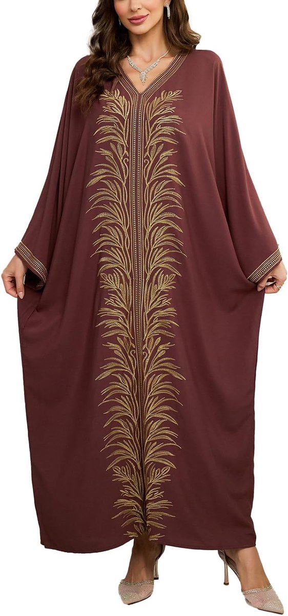 Side Split Turkse Kaftans Ruime Nachtjapon Strand Kaftan Jurken Bikini Badpak Cover Ups