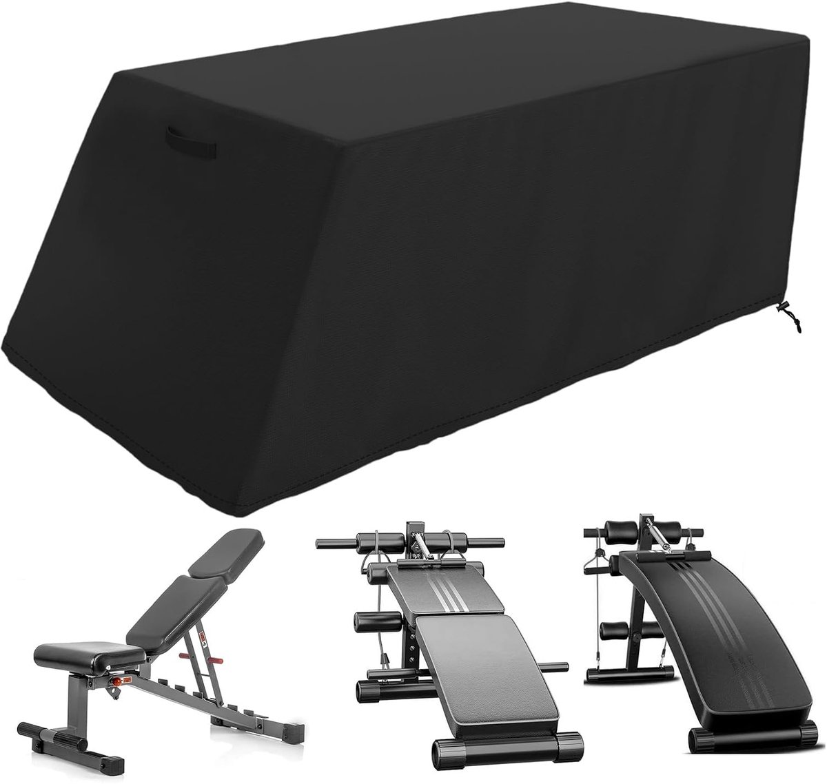 Board Cover, 52" x 60" x 18" x 21" Zwart